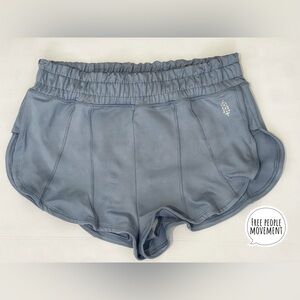 FP Movement Way Home athletic Shorts 
Color dusty blue color Size M